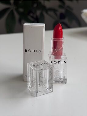 Rodin Olio Lusso Luxury Lipstick Tough Tomato 0.14oz Full Size NIB